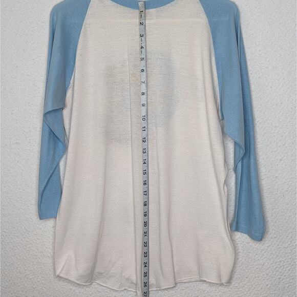 Rare Vtg 80s E.T. 1982 Bantam Label T-Shirt Large Raglan Sleeve Universal Studio - Picture 7 of 9